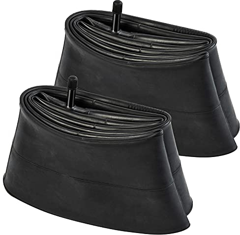 YunSCM 2Pcs 26 Zoll Fat Schlauch 26x4.0 26x4.50 AV32mm Ventil kompatibel 26 Zoll Fat Fahrradschlauch/Elektrofahrrad/Mountainbike Schlauch 26x4.0/4.50