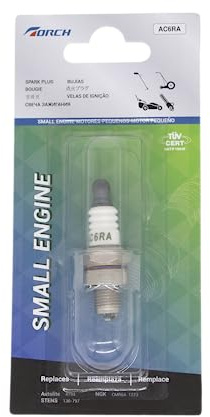 TORCH Spark Plug AC6RA Replacement for NGK CMR6A/1223, Champion 978/RY4C RY4CT10, Autolite 4194, Brisk 3158 SR15C, OEM