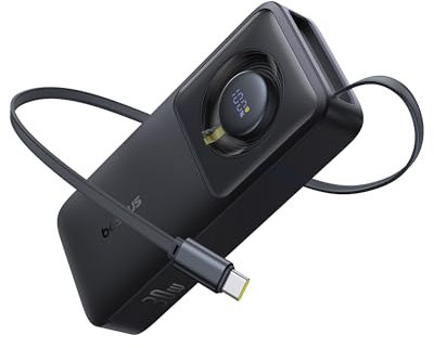 Powerbank Baseus OS Free2Pull 10000mAh 30W Cable (Black)