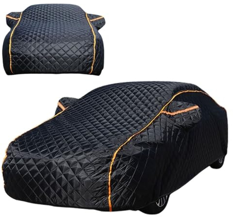 Anti-Grêle Bache Voiture Exterieur pour Dodge Challenger 2008-2023 Housse de Voiture Extérieure Toutes Saisons pour Berline/SUV Anti-UV,Anti-Pluie,Anti-Neige,avec Bandes Réfléchissantes Noir