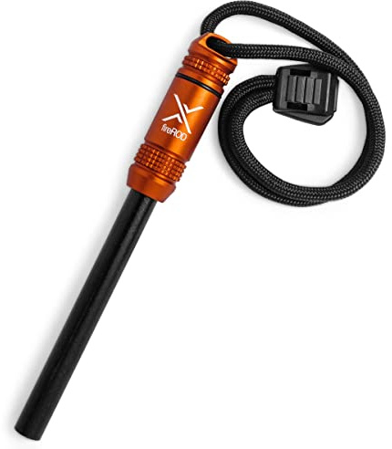 Exotac Men's Firerod Firestarter - Orange, Medium