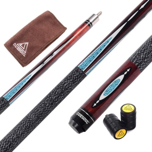 CUESOUL 58 Pulgadas 19 Oz Medio Articulado de Arce de Billar Pool Cue (CSTB004U)