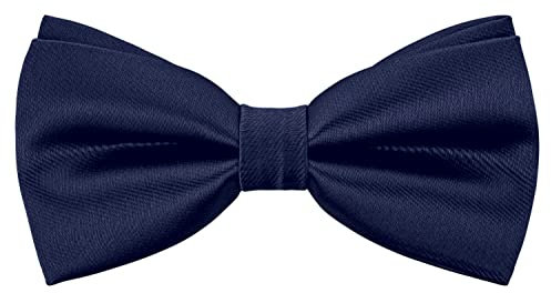 BomGuard Herren Fliege leichtgestreift, dunkelblau