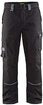 Blaklader 15611516 Anti-Flammen-Hose, Schwarz/ Grau, grootte C146