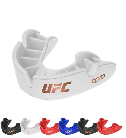 OPRO Mundschutz – Bronze-Level Zahnschutz für Boxen, Kampfsport, MMA, Erwachsene & Kinder – Selbstanpassende Schiene für Hockey, Kickboxen, Rugby – Essenzielle Passform – Mit zahnärztlicher Garantie