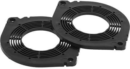 TUCKBOLD Anillo Espaciador De Altavoz Subwoofer Para Honda 2 Pc | Material ABS, Color Negro, Impermeable, 4 Mm Profundidad, 41 Mm Interior, 87 Mm Exterior, Reducción De Resonancia