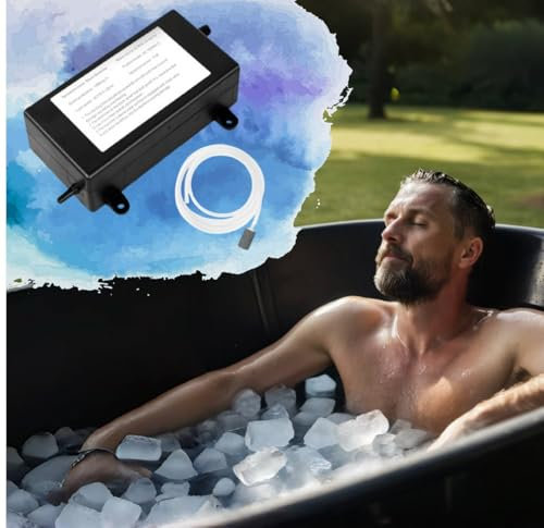 Ozone Generator for Cold Plunge Tub, 1000mg/H Ozone Generator Water Keep Ice Bath Cold Plunge Tub or Spa Tub Clean, Ice Bath Cold Plunge Accessories