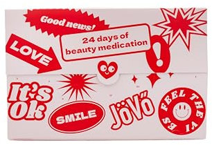 JöVö - Calendario de Adviento de Maquillaje | 24 Ítems de Belleza | Sorpresas Diarias: Labiales, Sombras, Sérum y Más | Calendario Adviento 2024 | Navidad