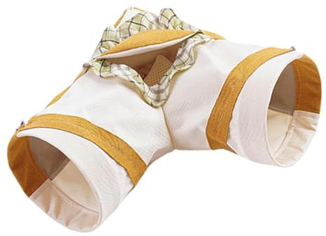 Kleintiertunnel - Tunnelpfeifenspielzeug für Hamster, Meerschweinchen, Zuckergleiter | Häschen-Tunnel-Hide-Nest, interaktives Haustierspielzeug, Hamstertunnel, Frettchentunnel, für Sommernutzung