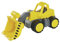 BIG Power Worker – Classic Radlader (21cm) mit Reifen aus Softmaterial - Spielzeug Auto ideal für Unterwegs, bewegliche Schaufel mit Griff, für Kinder ab 2 Jahre, Gelb