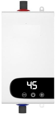 Qusedwey Calentador de Agua EléCtrico de 4500W - Calentamiento InstantáNeo RáPido Calentador de Agua EléCtrico PequeñO Temperatura Constante Enchufe de la UE