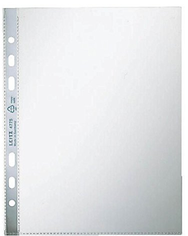 Leitz 47750002 Prospekthülle Standard, A5, PP, dokumentenecht, glasklar