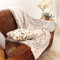 Enjoy Home P010TA130160 Decke aus Webpelz Bär, Polyester, Taupe 160 x 130 cm