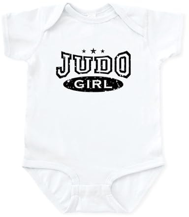 CafePress Judo Girl Infant Bodysuit Cute Infant Bodysuit Baby Romper Cloud White