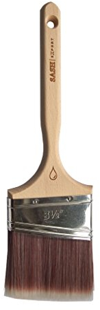 Sash Expert - Pincel de pintura profesional en ángulo (3-1/2 pulgadas) – Pinceles de pintura sintética con borde perfecto – Brocha de corte en ángulo de precisión