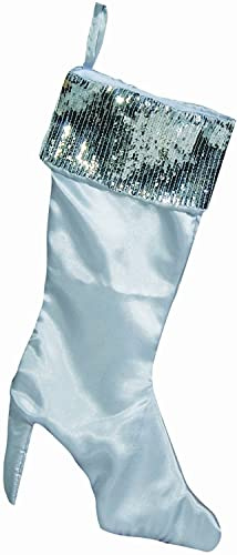 Rubie's Calcetín de Navidad para botas, plateado, Talla única