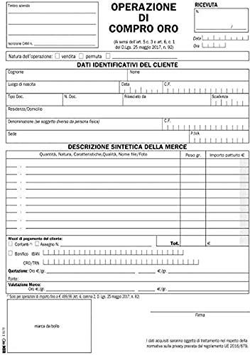 EDIPRO - E9170 - Operationskort jag köper guld 3 kopior självrikande f.to 24x17 conf. från 50 bitar