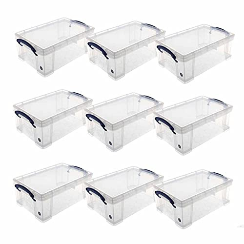 Really Useful Box 9 Litre Pack of 9 Clear
