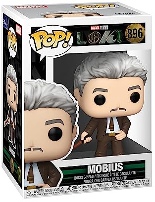 Funko Pop! Marvel: Loki - Mobius - Vinyl-Sammelfigur - Geschenkidee - Offizielle Handelswaren - Spielzeug Für Kinder und Erwachsene - TV Fans - Modellfigur Für Sammler und Display