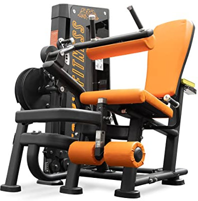 Phoenix Fitness Leg Extension & Curl Machine - Dual Function Exercise Machine for Weight Training and Building Muscle - Heavy-Duty Equipment for Home and Commercial Use - Adjustable Stack 5kg-70kg