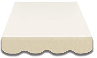 home Trends Markisen Volant Schabracke Markisenbespannung Ersatzstoffe Markisenstoffen Sonnenschutz Polyester fertig genäht mit Umrandung mehr Maß und Diverse Farben(SPD-001, 3)