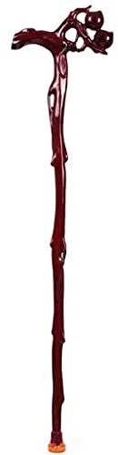 GGZONE Bâton de Marche en Bois de séquoia Bâton de Marche Ancien en Bois Massif Bâton de Marche en Bois léger (Hauteur : 90 cm) Beautiful Scenery