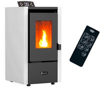 Estufa de pellets de aire Anita 6,5 kW Blanco Sannover