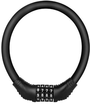 Heavy Duty Bike Lock,Kryptonite Bike Lock,- 4-Digit Combination Cable Lock - Be Suitable for Cycle, Motorcycle, Scooter, Mountain Bike, Pram