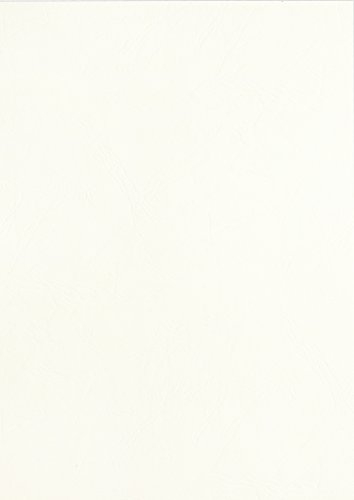 Pavo - Einbanddeckel-Lederoptik DIN A3, 250 g/m², 100-er Pack, Weiß