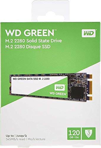 WDGreen, 120 GB SSD, SSD M.2 120GB WDGreen WDS120G2G0B Read/Write: 545/465