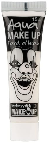 NEU Kinderschminke Karneval Aqua-Express Schminke auf Wasserbasis, Tube, 15ml, Weiß
