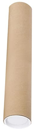perfk Postal Tube, 60cm, White, Cardboard