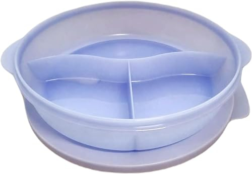 Tupperware Mikrowelle CrystalWave 1,4 L mit Abtrennung helles lila Violet Micro Wave Pop