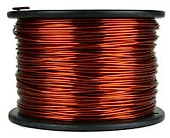 Copper Enameled Magnet Wire for Electric Motor Winding Wire | AWG 10 to 20 Gauges | Electrical Industrial Power Transformer Magnetic Coil Maker (12 Gauge, 1KG) red