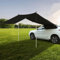 Auto Vorzelt Heckklappe 300 * 200cm,Kamanan Wasserabweisendes Sonnensegel,wasserdichte Auto-Campingzelt,Auto-Vordach,Heckklappenzelt,Heckzelt Auto,Geeignet für SUV-Modelle,Outdoor,Camping (Schwarz)