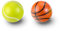 Perixx Peripro-303X2K Sport-Trackball, 3,4 cm, für Trackball-Maus, Basketball- und Tennisball-Design, kompatibel mit M570, M575, Perimice 517/520/717/720 und andere, 2 Stück