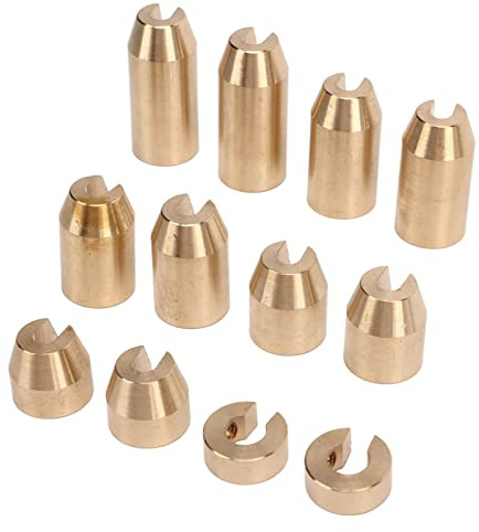 Mässing Hjul Eker Balansvikter Exakt Design Slitstark Hjul Eker Balans Vikter Refill för Super Moto Dual Sport (12 st)