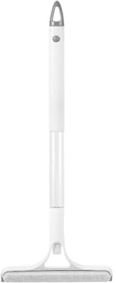 Yabauuop Limpia Cristales - Limpiador de Espejos con Pulverizador - Rasqueta Ergonomica para Vidrio Puerta Encimera Hogar Espejo Azulejo Suelo Panel Solar