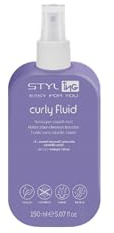 STYLING Fluido spray per capelli ricci, con Olio di Mandorle Dolci, Avocado e Semi di Camelia, Vegano, Anti-Crespo, 150 ml Rivitalizza e illumina il riccio