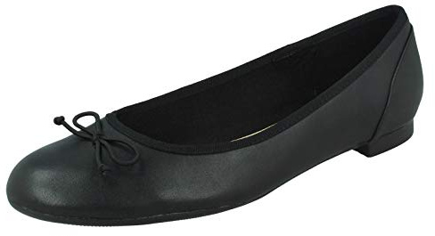 Clarks Couture Bloom Womens Black Leather, 6.5