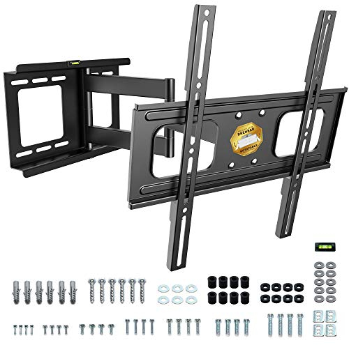 RICOO Support Murale TV Orientable S2544 Inclinable Universel 32-60 (81-152cm) Fix ation Mural Télévision LED/LCD/Incurvée VESA 200 x 200-400 x 400