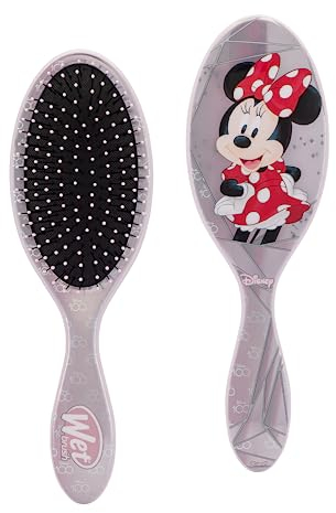 WetBrush Disney Original Detangler Hair Brush with Ultra Soft Intelliflex Bristles to Gently Separate Knots With Ease, Wet Brush Detangler Is Gentle on Hair, Disney 100 Collection, Minnie Mouse