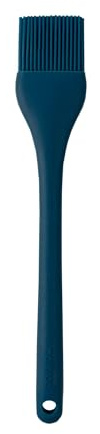 MASTRAD - Pennello da cucina in silicone - monoblocco - Resistente al calore (300°C) - Lavabile in lavastoviglie - Blu