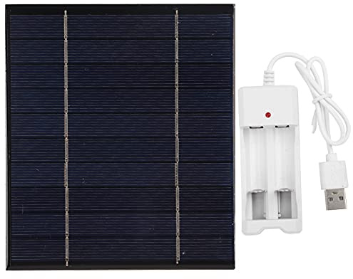 Panneau Solaire Portable avec Port USB,Petit Chargeur de Batterie de Téléphone Léger pour Sports de Plein Air,Escalade et Camping