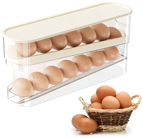 Eierhalter KüHlschrank, Eierspender KüHlschrank Eierspender KüHlschrank Organizer Eier KüHlschrank EierbehäLter Eier KüHlschrank Organizer Eieraufbewahrung Eierbox Egg Storage Egg Holder Egg Dispenser