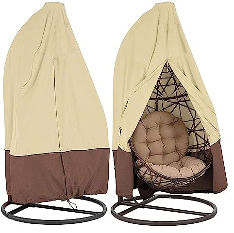 Coprisedia Sospesa Impermeabile, Copertura Protettiva Copriuovo Sospeso For Esterni Oxford 210D, Copertura For Sedia Sospesa Anti-UV E Antivento For Patio Da Giardino (115x190 Cm) Copertura per sedia