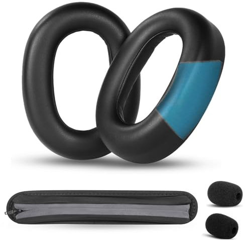 YunYiYi Almohadillas de repuesto compatibles con auriculares inalámbricos Jabra Evolve2 85 UC/Evolve 2 85 MS (no es compatible con Elite 85H)