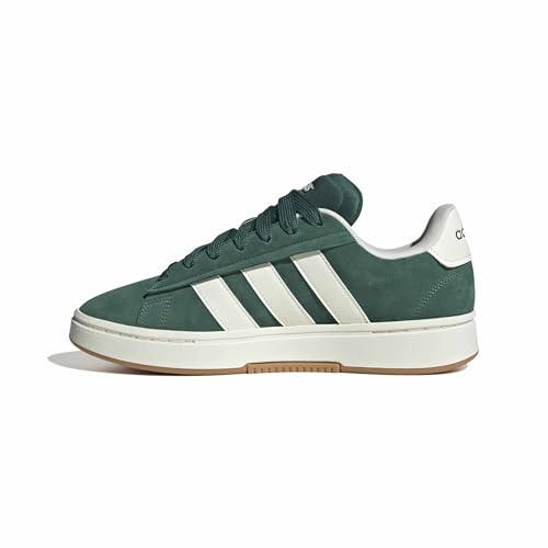 adidas Homme Grand Court Alpha 00S Shoes, Collegiate Green/Off White/Gum 3, 38 EU