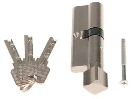 SQIANKUN låscylinder 90 mm cylinderlås med aluminiumlåscylinder med tumvridning, cylinderlås