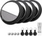 Bnlei Smart Air Tracker Tag kompatibel mit Apple Wo ist? (nur iOS), Inklusive Ersatzbatterie, Smart Tracker Tag Key Finder für Schlüssel, Fahrrad, Wallet, Koffer, Hunde, Katzen (Schwarz, 4-Pack)